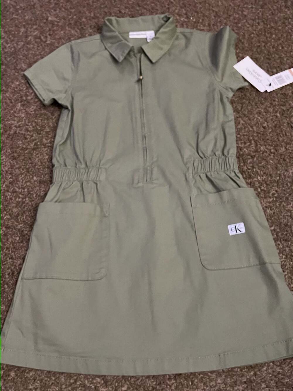 Calvin Klein Jeans Short Sleeve Dress Size 12